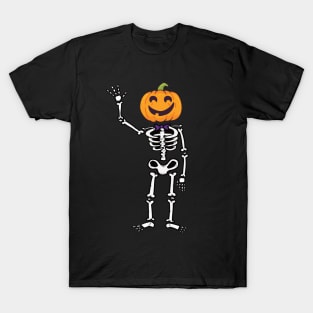 Skeletons Dancing Ballet "Happy Halloween" T-Shirt T-Shirt